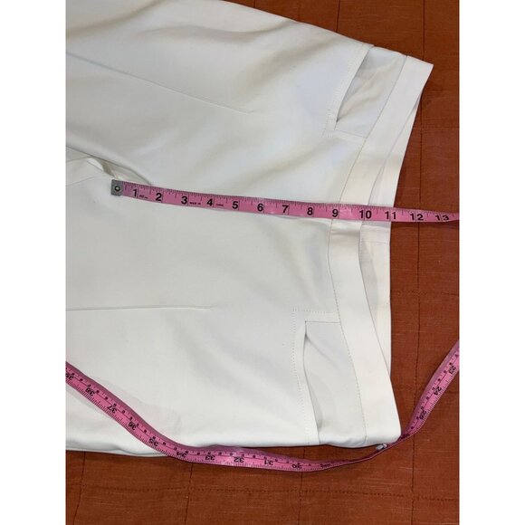 Akris Punto Womens Ivory High Rise Slim-Fit Pants Size 8 - Picture 10 of 12